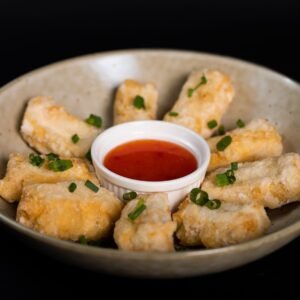 Tofu Frito con Salsa Thai