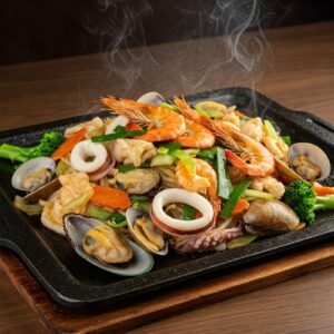 Mariscos Mixtos a la Plancha