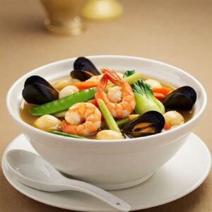 Sopa de Marisco Estilo Thai